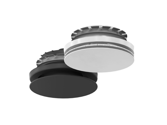 Cut-Out Zehnder ComfoValve Luna E125 Comfortable indoor ventilation Angled view