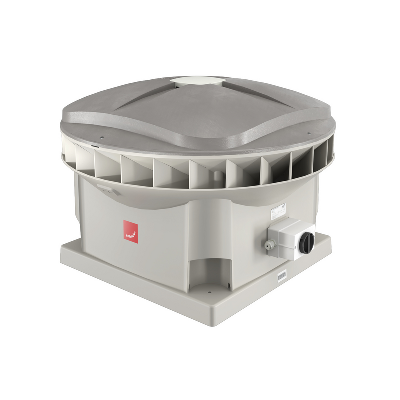 Cut-Out Zehnder ComfoRoof MX Automatic Comfortable indoor ventilation Angled view