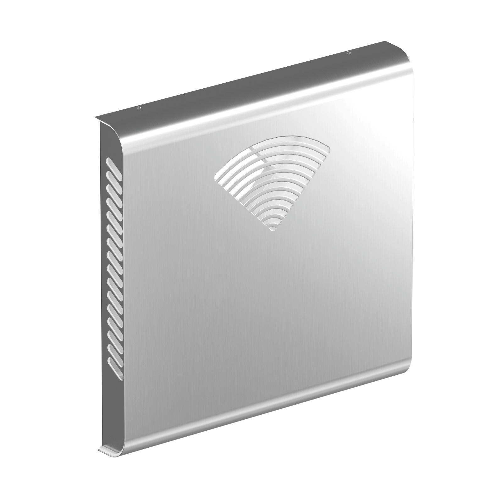 Rendering Zehnder ComfoSpot 50 Comfortable indoor ventilation Angled view