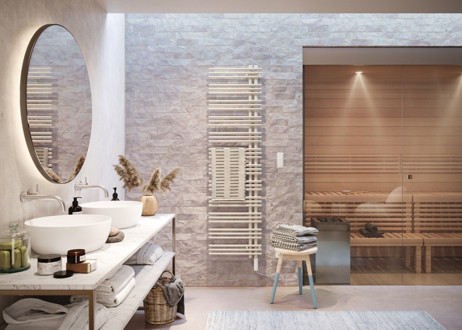 Zehnder_RAD_Yucca-Asym-EL_IHC_milieu_bathroom Yucca Asym,170-50,