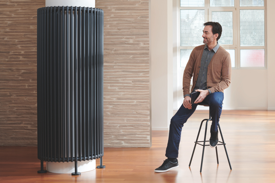 [Translate to Francais:] Zehnder Charleston maatwerkradiator in gebogen vorm