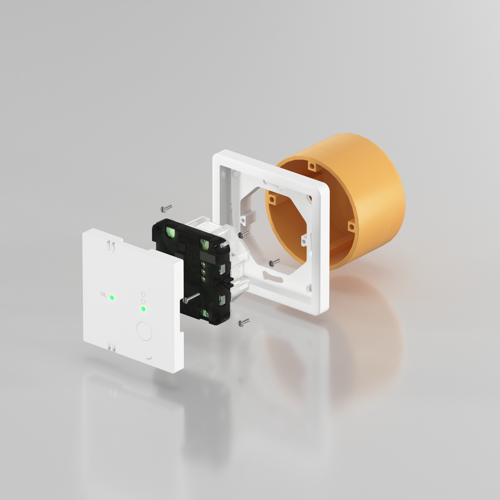 Explosion, System CO2 Sensor, Green Light Good Air, New Logo