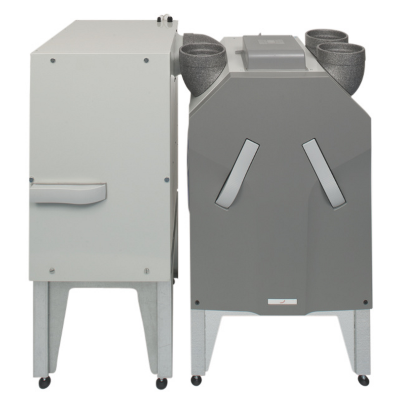 Cut-Out ComfoFond L-350 Comfortable indoor ventilation Side view