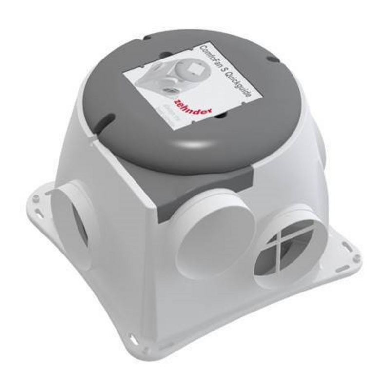 Cut-Out Comfortable indoor ventilation Angled view