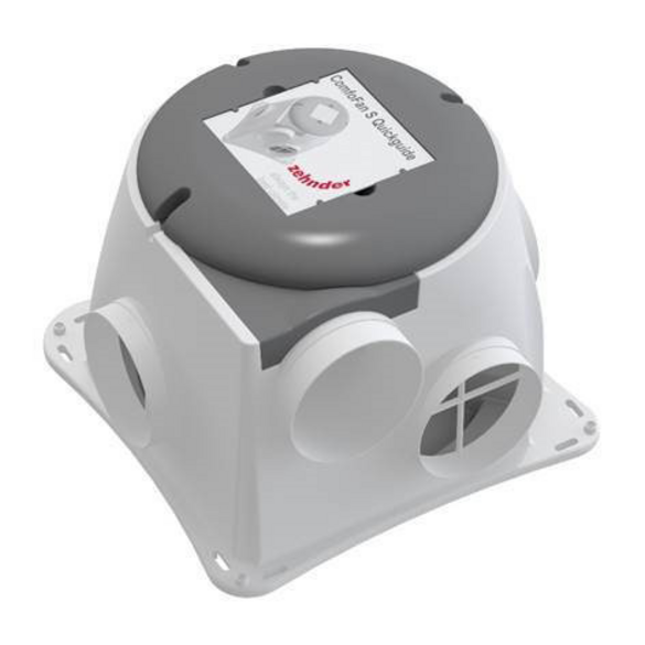 Cut-Out Zehnder ComfoFan Silent Comfortable indoor ventilation Angled view