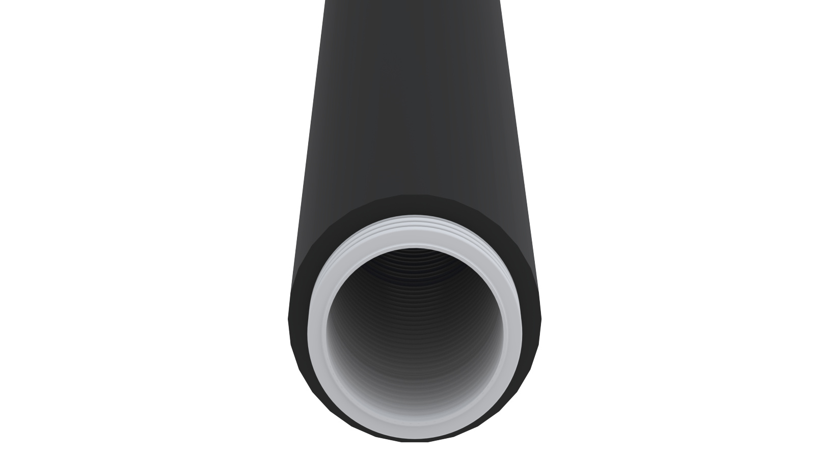 Zehnder_CSY_ComfoTube Therm 90 ventilation tube Rendering Zehnder ComfoTube Therm FL51 Comfortable indoor ventilation Angled view