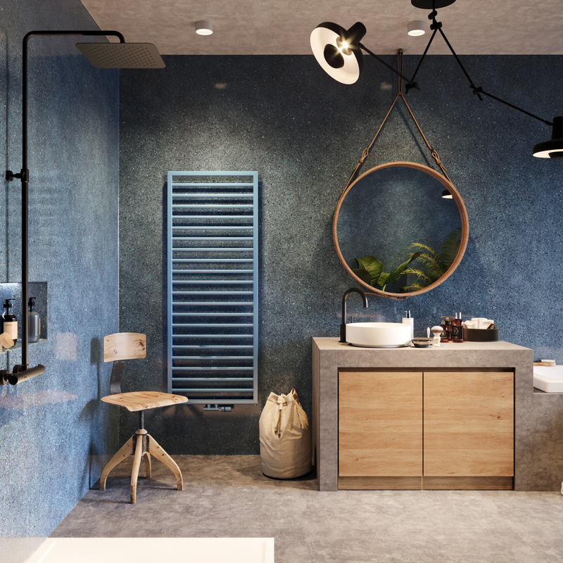 Rendering Zehnder Subway Decorative radiator Front view