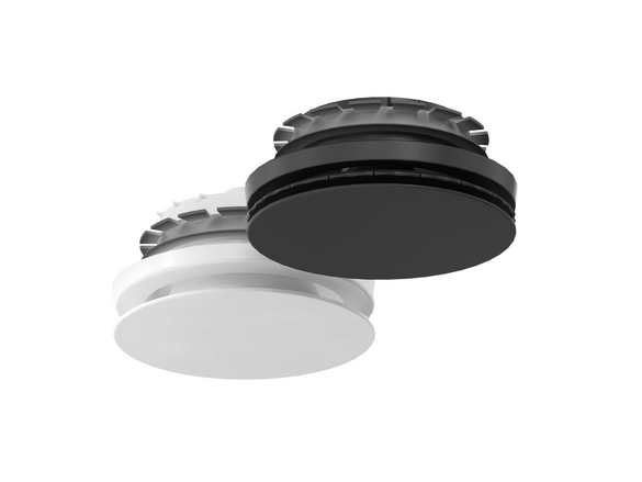 Cut-Out Comfortable indoor ventilation Angled view