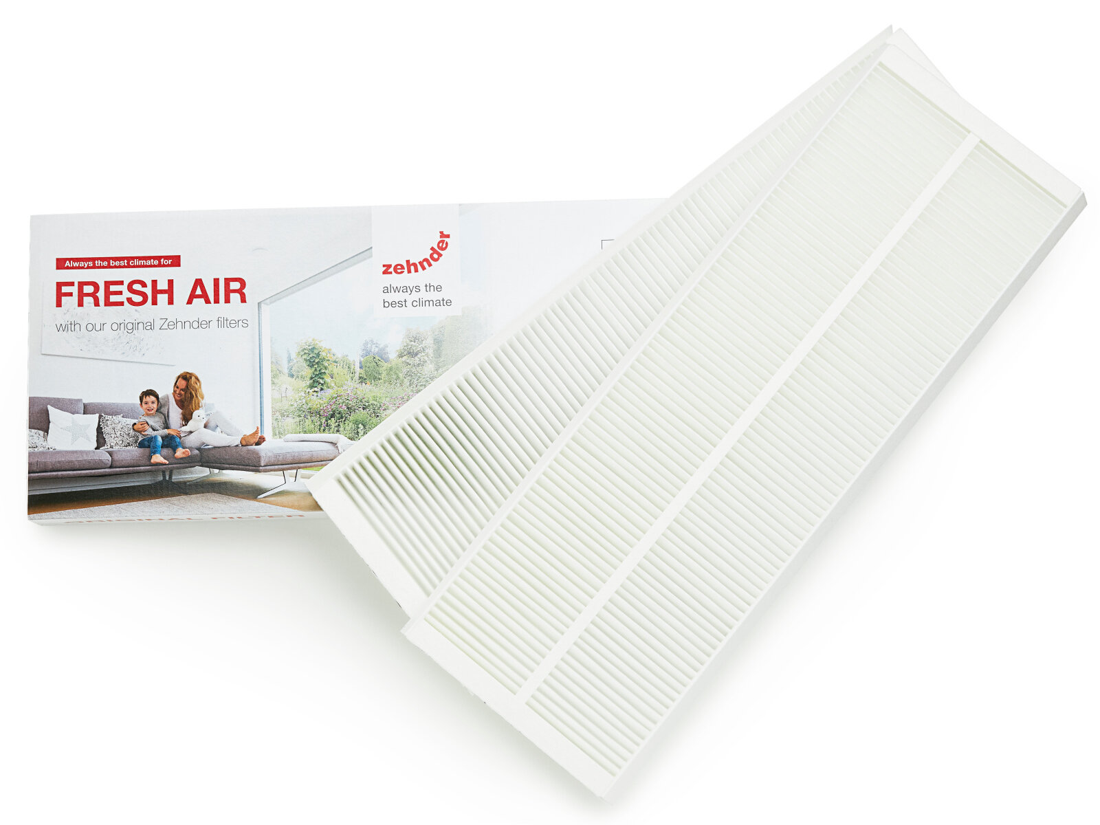 Photograph Zehnder ComfoAir Q350 TR Comfortable indoor ventilation Front view