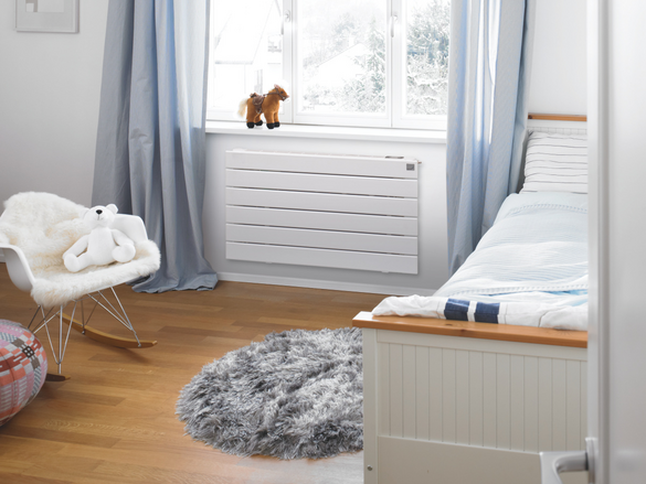 Rendering Zehnder Nova Neo Decorative radiator Front view