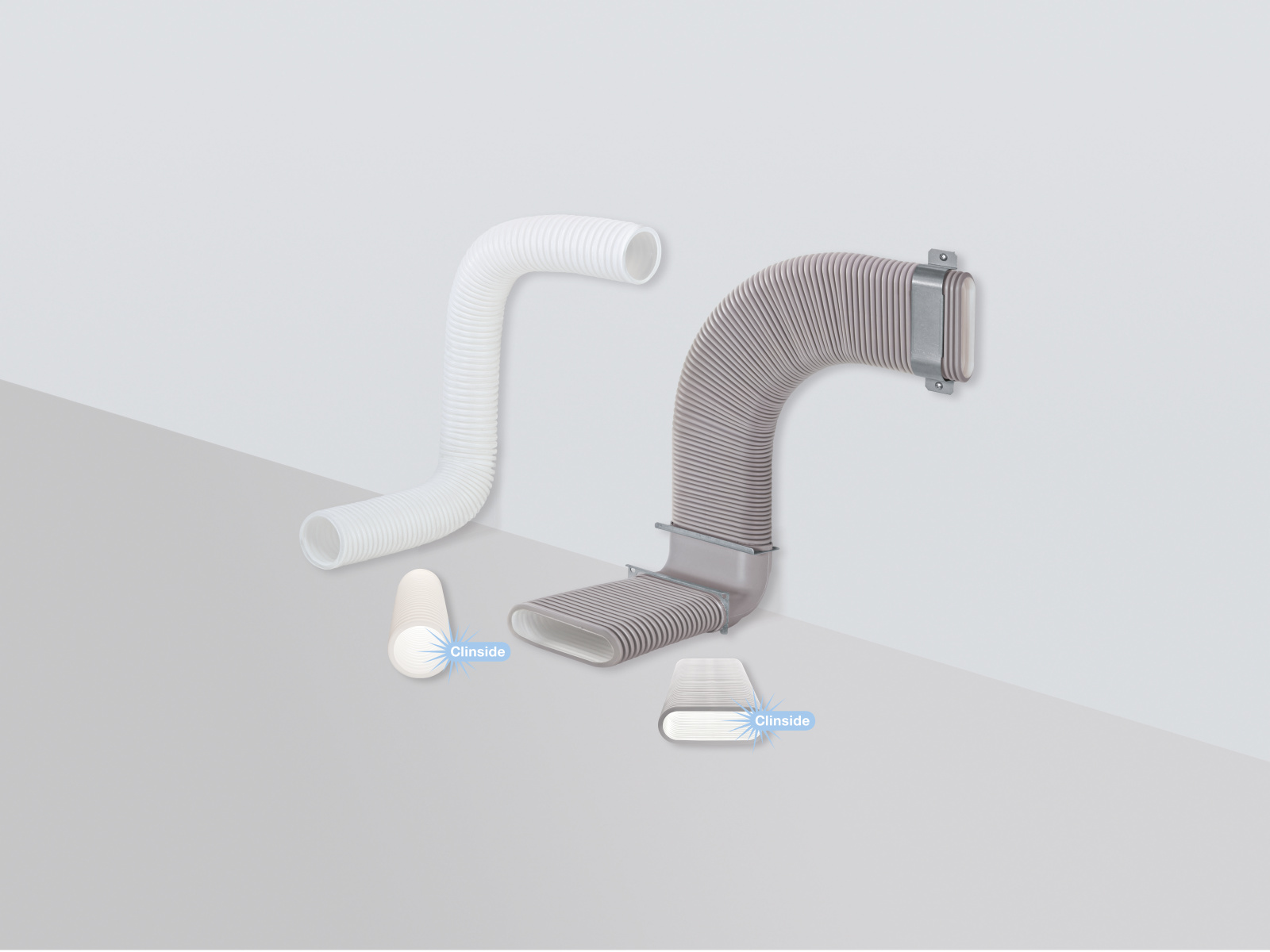 Rendering ComfoTube DN160 Comfortable indoor ventilation 3D view