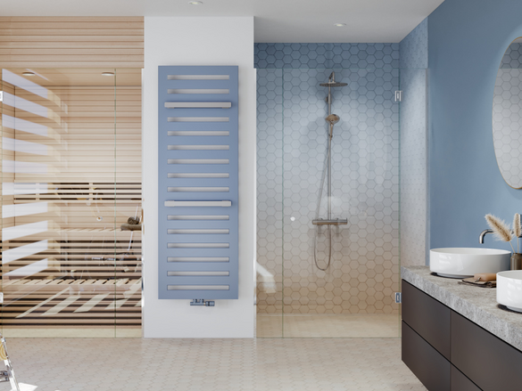 Rendering Zehnder Metropolitan Bar Decorative radiator 