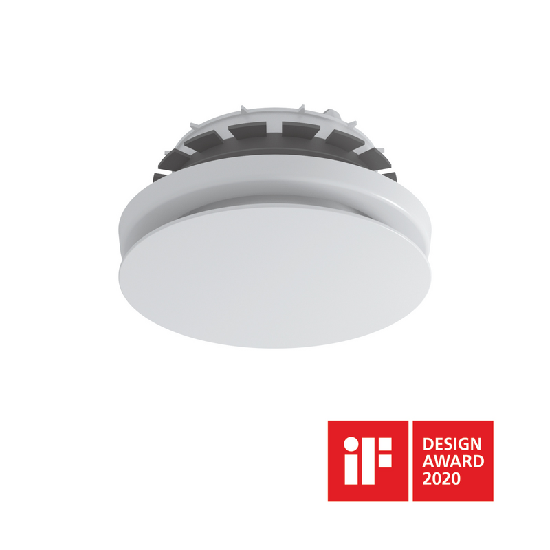 Cut-Out Zehnder ComfoValve Luna E125 Comfortable indoor ventilation Bottom view