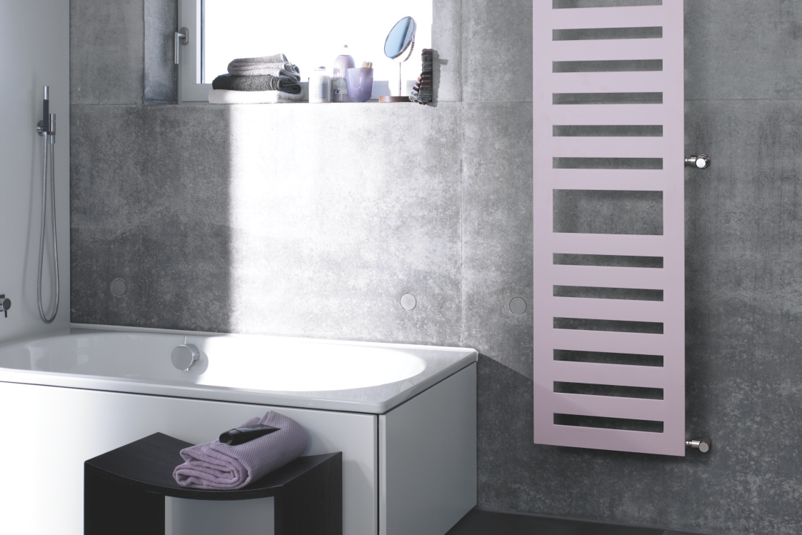 Rendering Zehnder Metropolitan Spa Decorative radiator Front view