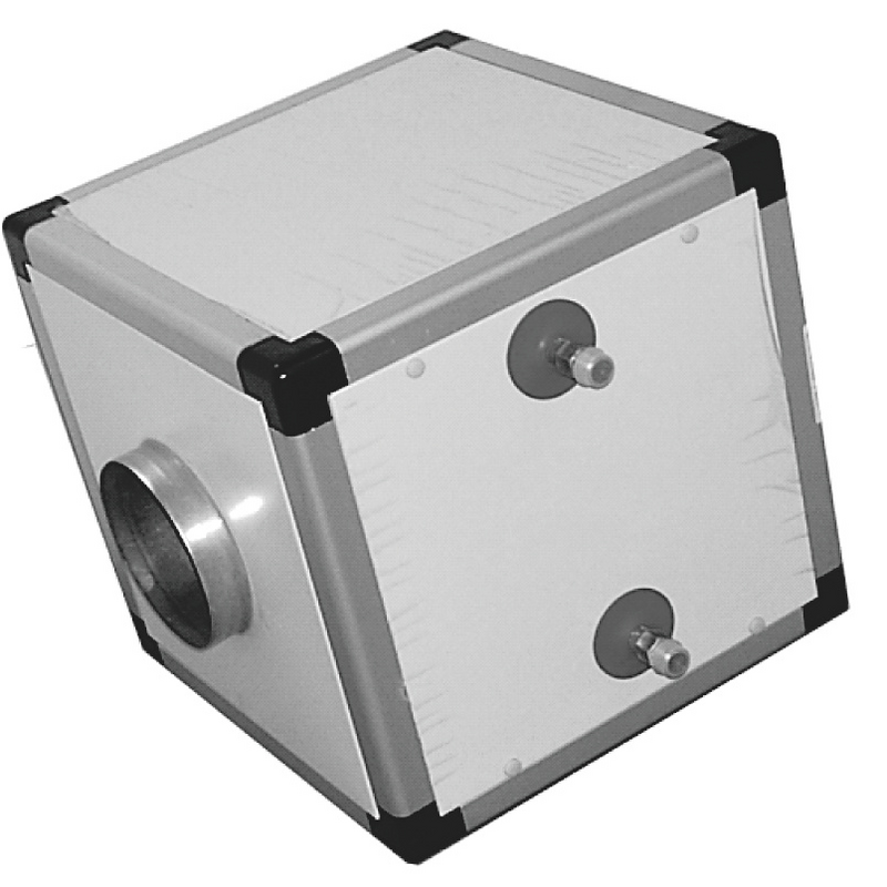 Cut-Out Zehnder Post heating hot water battery Comfortable indoor ventilation 