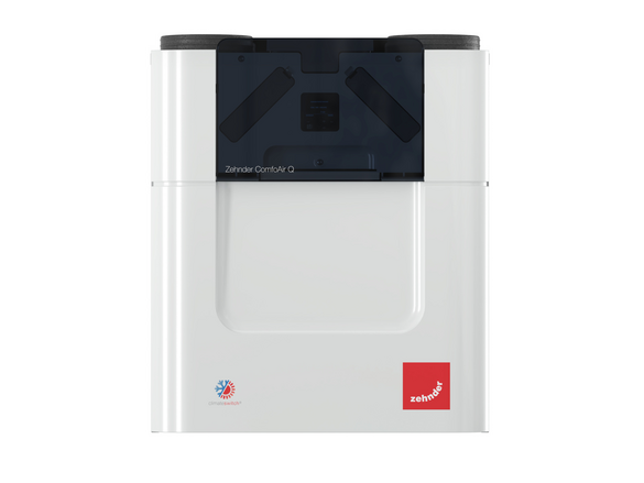 Cut-Out Zehnder ComfoAir Q350 TR Comfortable indoor ventilation Front view