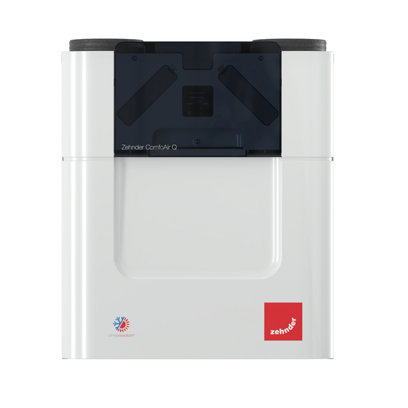 Cut-Out Zehnder ComfoAir Q350 TR Comfortable indoor ventilation Front view