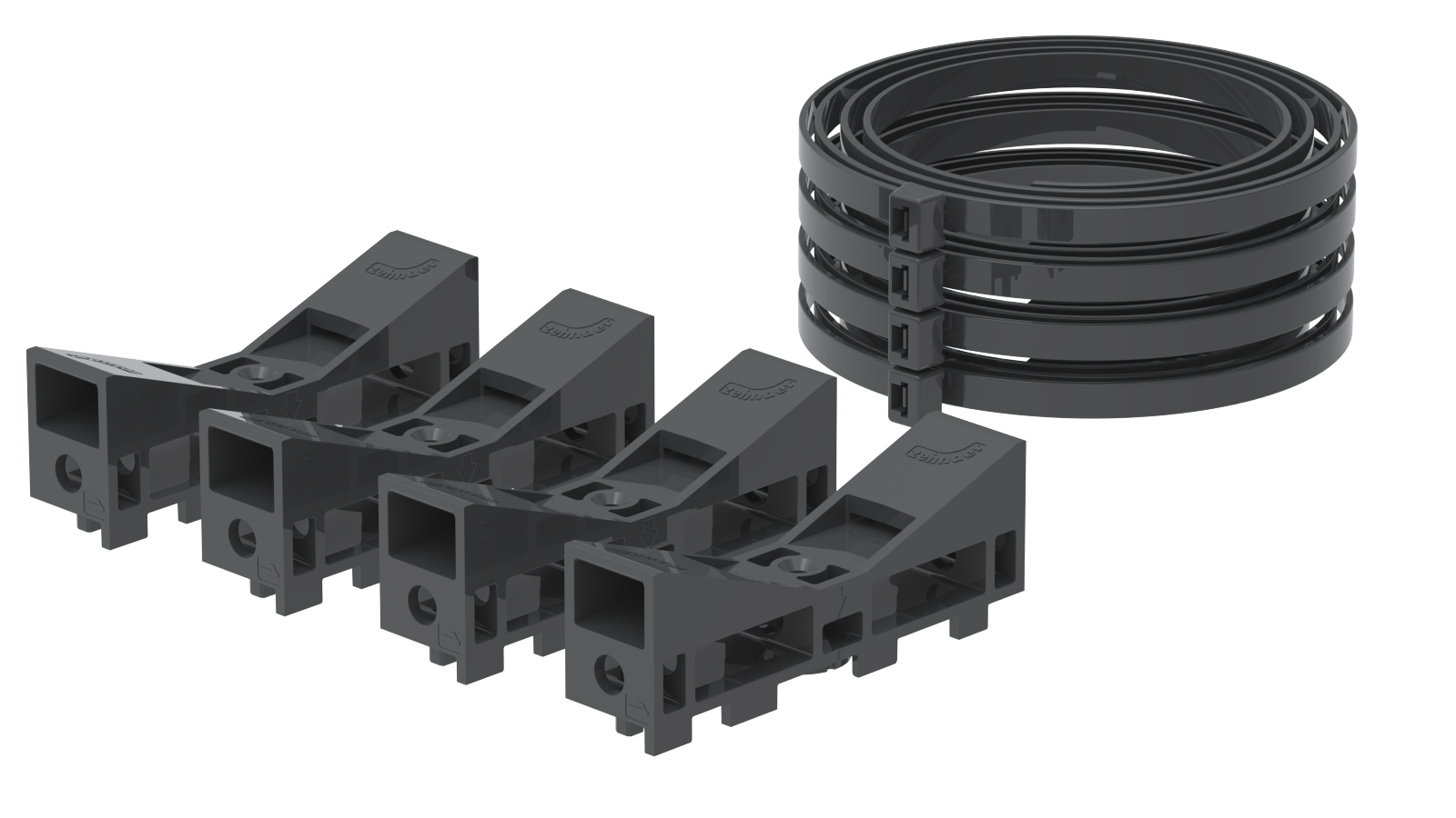 Rendering Zehnder ComfoFix Link CP Comfortable indoor ventilation Angled view