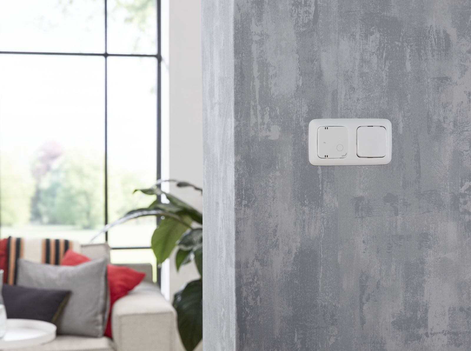  Zehnder CO2 Sensor RF Comfortable indoor ventilation Front view