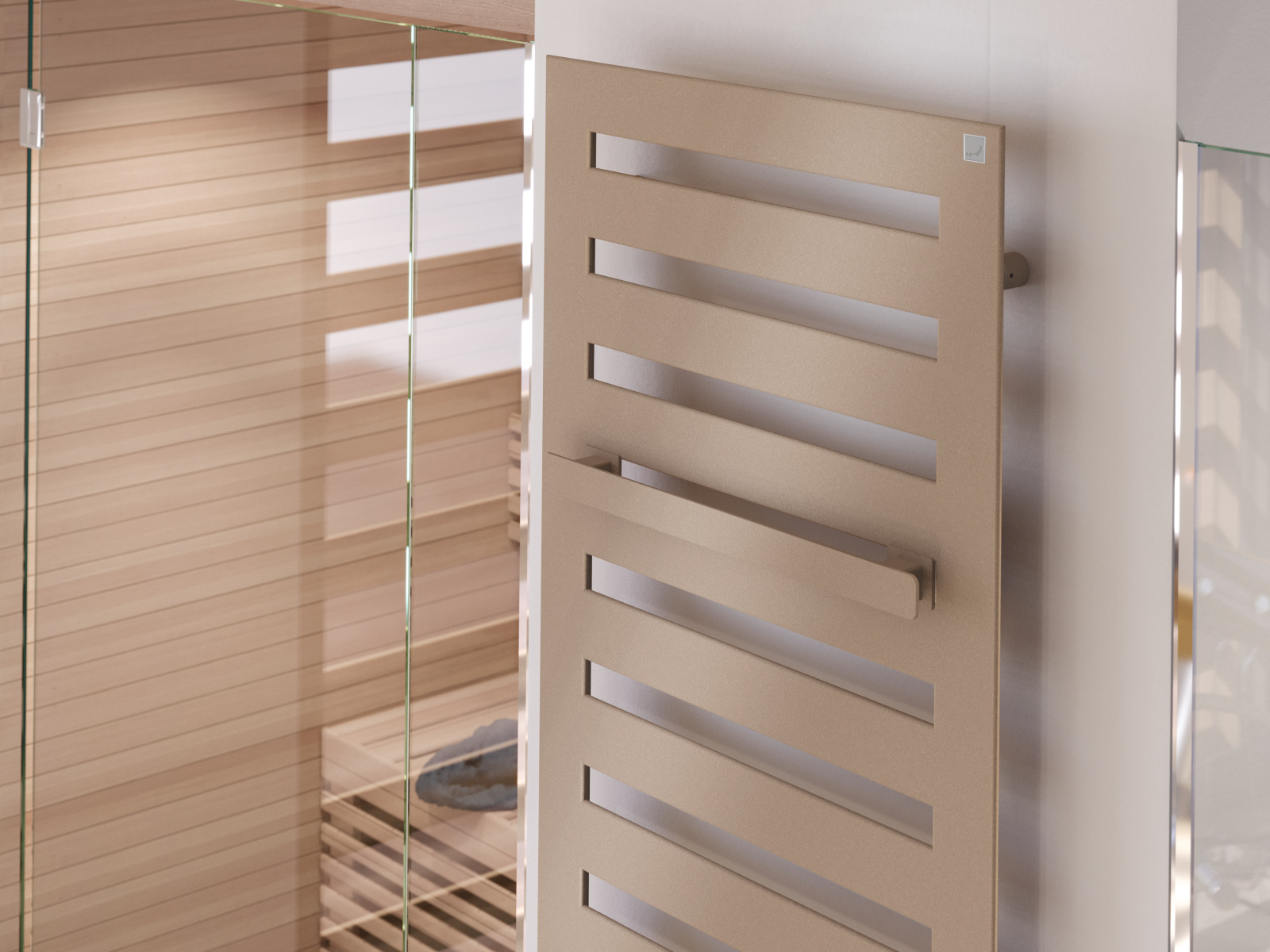 Zehnder_RAD_Metropolitan-Bar_MEP-180-060_Coloured-Bar_BeigeQuartz_milieu_closeup Rendering Zehnder Metropolitan Bar Decorative radiator