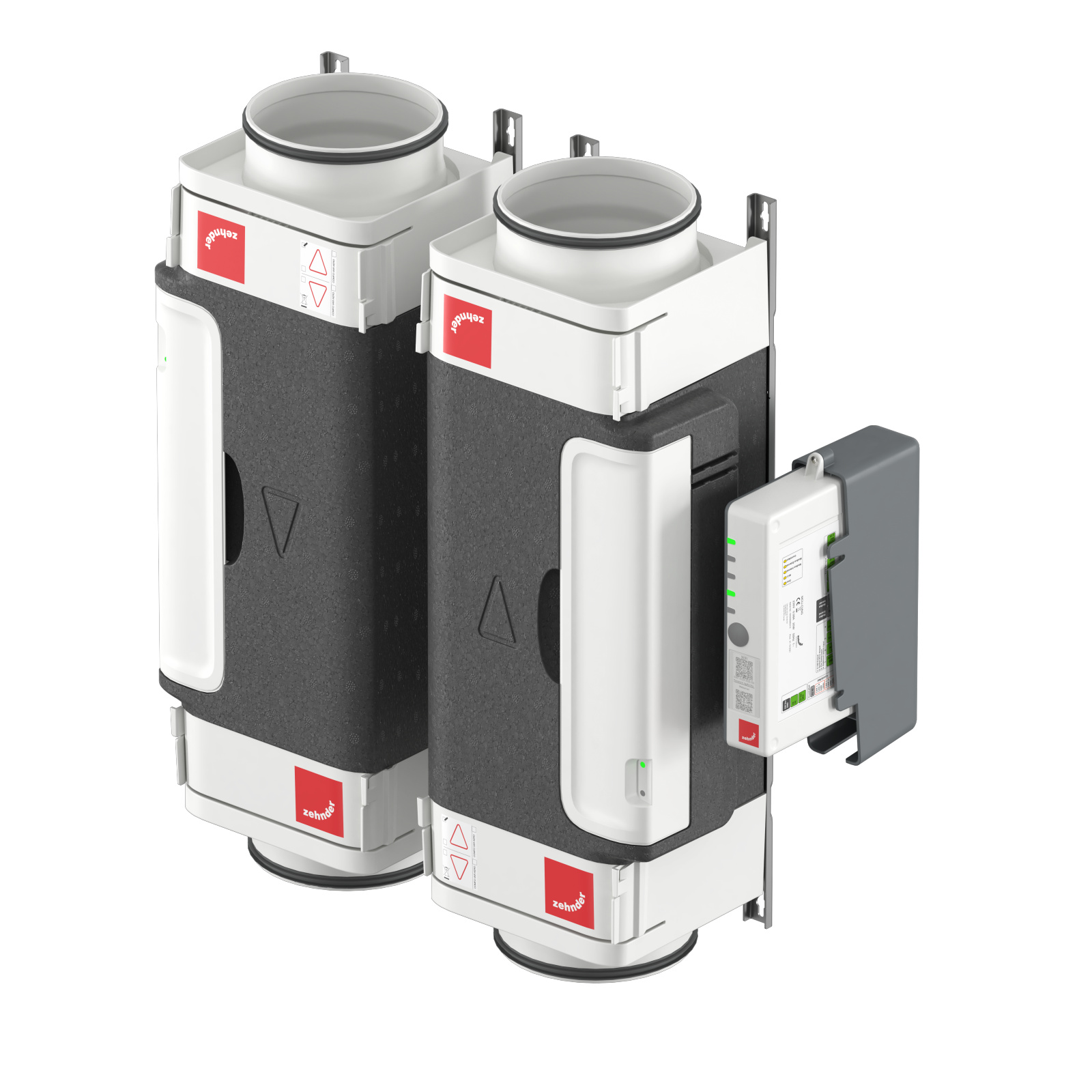 Cut-Out Comfortable indoor ventilation Angled view