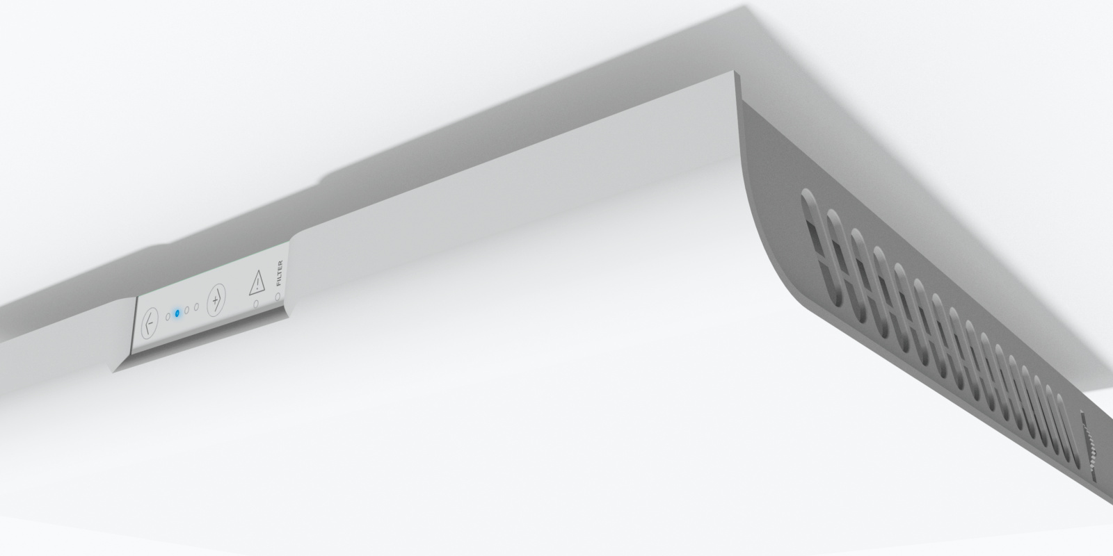 Cut-Out Zehnder ComfoSpot 50 Comfortable indoor ventilation Front view