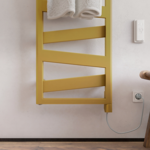 Rendering Zehnder Ribbon Decorative radiator Front view