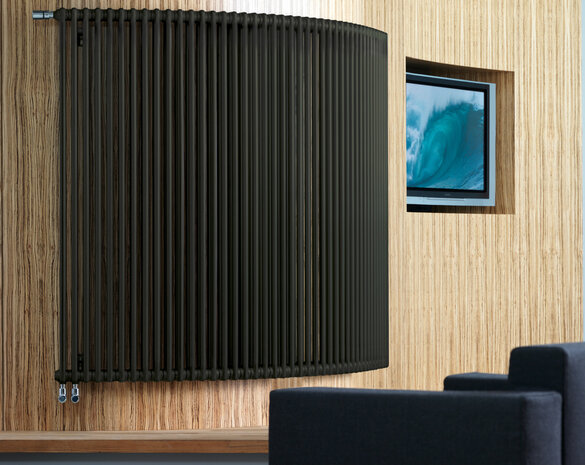 Rendering Zehnder Test Decorative radiator Front view