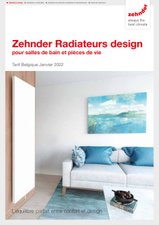 Zehnder_RAD_Liste de prix_2022_BE_fr